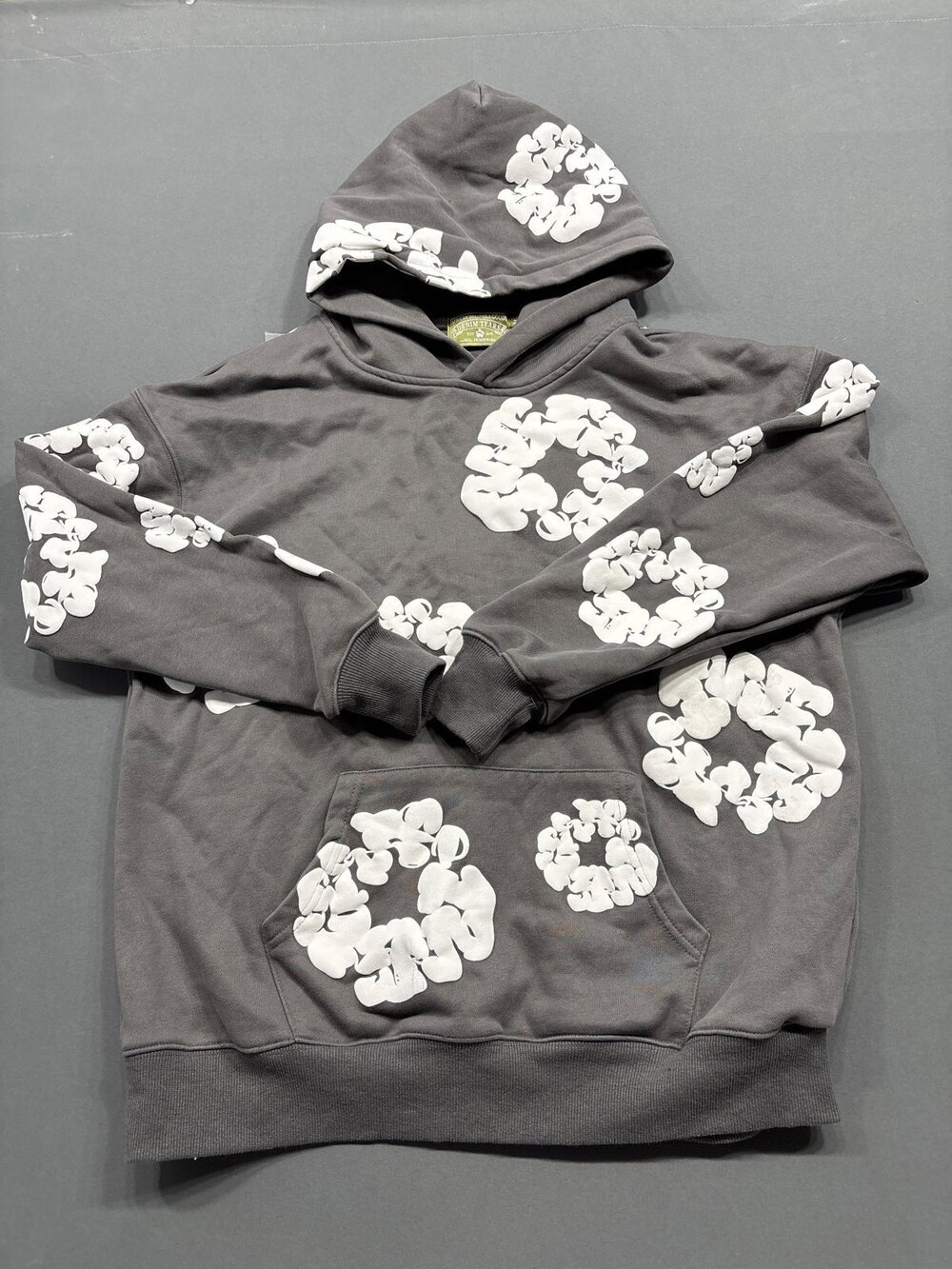 Denim Tears Cotton Wreath Hoodie + Sweatpants Set Gray M